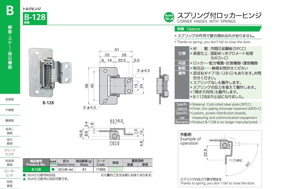 BP-879-H DAMPER HINGES catalogue manual