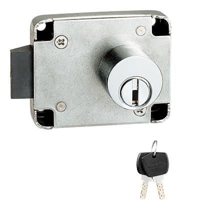 CYLINDER LOCK WITH LATCHESImage