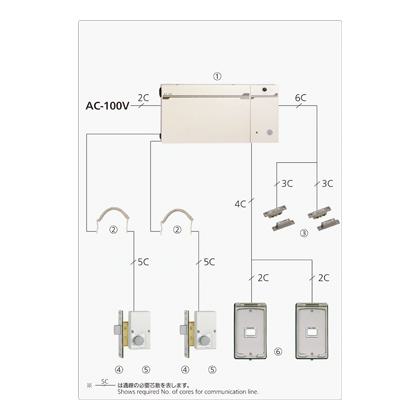 LE-100-3-1 ELECTRIC LOCKS (PASSING SYSTEM) FOR ORDINARY DOORS catalogue manual