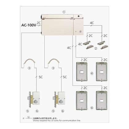 LE-100-4-1 ELECTRIC LOCKS (PASSING SYSTEM) FOR ORDINARY DOORS catalogue manual